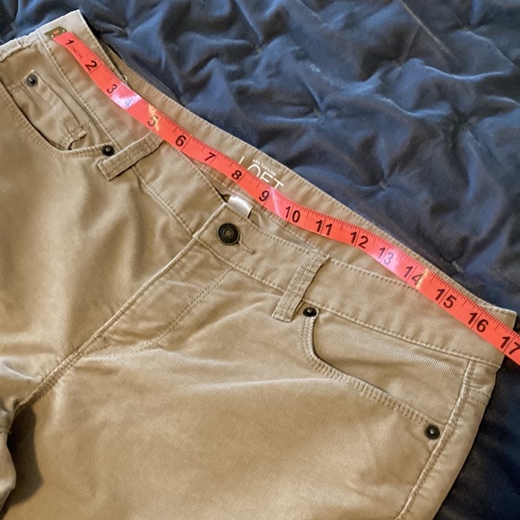 LOFT Corduroy Pants Modern Skinny Size 10 - Picture 4 of 6